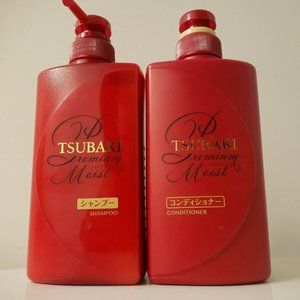 Shampoo 490ml & Conditioner 490ml Shiseido TSUBAKI Premium Moist bottle F/S JPN